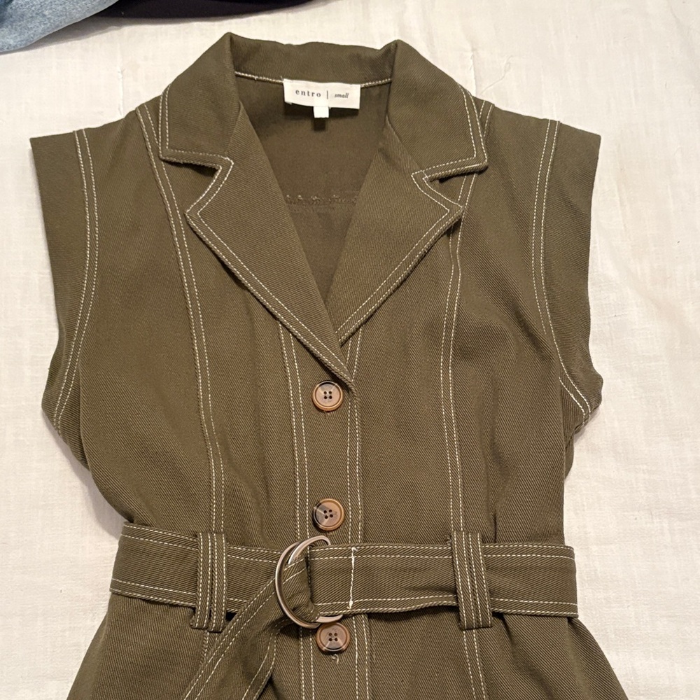 Entro Olive Mini Dress